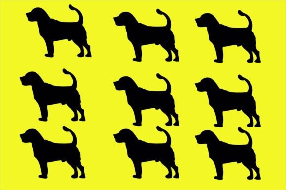 Beautiful Dog Silhouette – SVG Design