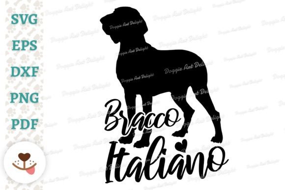 Bracco Italiano Dog Lover Svg Clipart