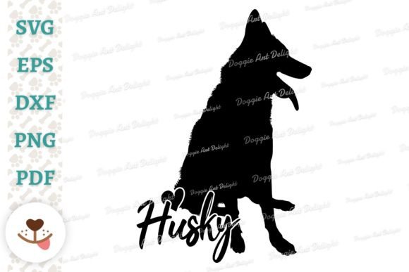 Husky Dog Lover Svg Dxf Clipart