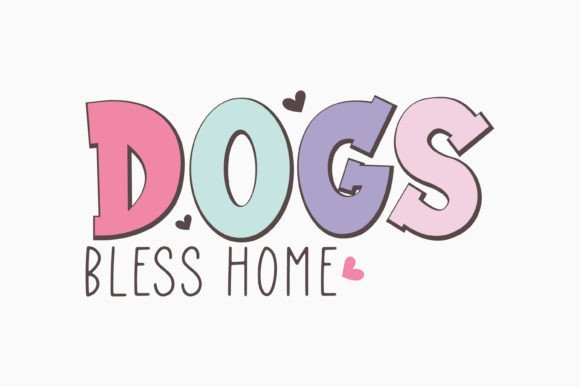 Retro Dog Quotes SVG for Embroidery