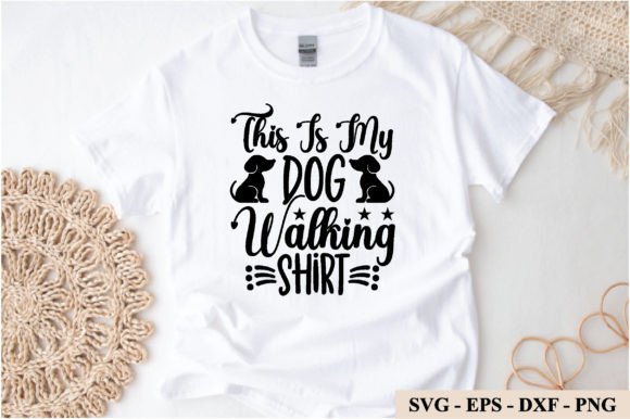 This is My Dog Walking Shirt Svg